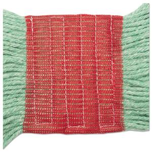 Cabezal de Mopa Húmeda Grande de 5 Pulgadas, Color Verde, Marca Boardwalk, Super Loop, de Algodón/Fibra Sintética para Limpieza de Pisos (12/Caja) - Product Image 4