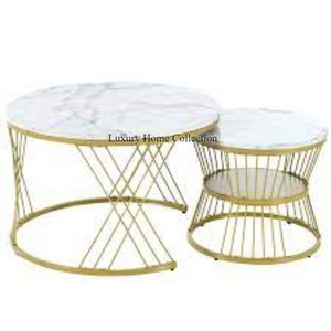 Full of Metal Made Gold Color <b>Nesting</b> <b>Table</b> Unique Handmade Design Latest Arrival Shiny Plating in Lowest Price From India - Product Image 6
