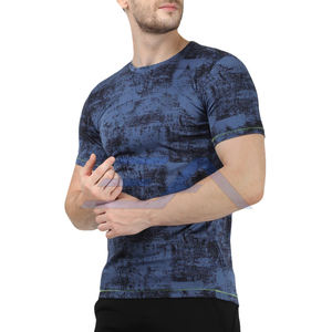 T-shirt de sport pour homme confortable, 100% coton, respirant, séchage rapide, coupe ample, design unique, applicable à l'été, faible MOQ - Product Image 3