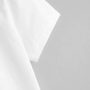 Top corto de alta calidad para mujer, camiseta sin mangas con logotipo personalizado lavado Vintage sólido de manga corta, estilo informal de verano, camiseta Sexy en blanco - Product Image 3