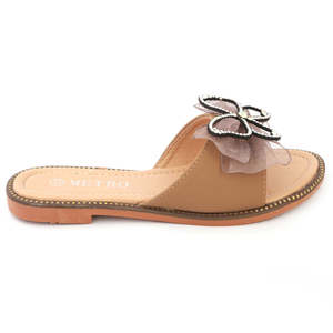 Pantuflas Elegantes para Niñas 005 - Caqui - Product Image 3