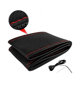 Funda de cuero cosida para volante Inodoro 1ª calidad. - Product Image 1
