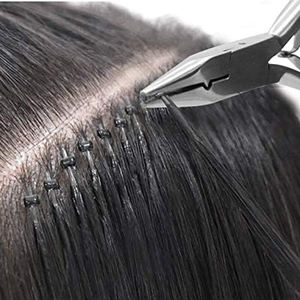 Los mejores alicates de extensión de cabello de Color sólido profesional de la mejor calidad/alicates de extensión de cabello de acero inoxidable de grado quirúrgico Premium - Product Image 4