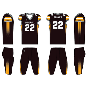 Forfaits d'uniformes de football pour les jeunes Conception personnalisée Équipement de football américain avec broderie et applique par sublimation - Product Image 3