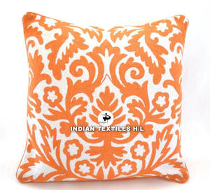 Luxe laine à la main Crewel broderie laine chaîne cousu housse de coussin pour canapé canapé salon vente chaude produit par ITHL - Product Image 3