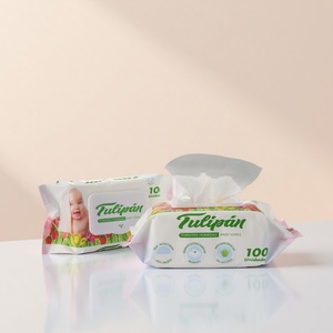 Lingettes pour bébé Tulipán, 100 unités, sans alcool, soin de la peau pour bébés - Product Image 3