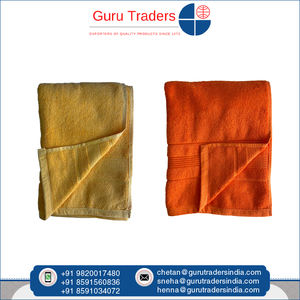 Toalla de baño teñida de tela lisa para uso doméstico Toallas de baño duraderas con forma rectangular de excelente calidad disponibles a un precio asequible - Product Image 2