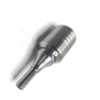 Poignées de tatouage à cartouche Tubes de poignée torsadée réglables de 32mm Machine de tatouage en aluminium d'avion de sculpture CNC