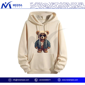 Sweat à capuche personnalisé en coton de meilleure qualité Sweat à capuche à impression bouffante anti-rides et à séchage rapide pour homme et femme - Product Image 2