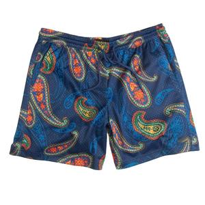 Pantalones cortos deportivos informales para correr, pantalones cortos de malla elástica suave para entrenamientos de gimnasio, entrenamiento para correr, patrón sólido, transferencia por sublimación - Product Image 1