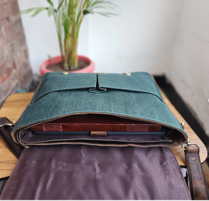 Made Just for You Crossbody Sling Satchel Bag Gift for Boyfriend and Girlfriend Gifts for Him <b>Leather</b> <b>Briefcase</b> Man - Product Image 2