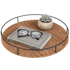 Plateau de service tendance pour la décoration de table de mariage, la restauration et les événements, avec plateau de service en bois - Product Image 1