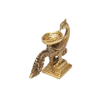 Lampe Diya traditionnelle en laiton de 5 pouces 760g Artisanat décoratif en métal - Product Image 3