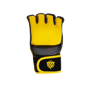 ถุงมือ MMA แบบพรีเมี่ยมสำหรับผู้ใหญ่อุปกรณ์ป้องกันมือทำจากหนังระบายอากาศได้ดีสำหรับกีฬาและชุดลำลองกลางแจ้ง - Product Image 3