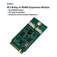 Module d'extension EM03 M.2 B-Key vers double RS485, interface de communication industrielle pour système embarqué