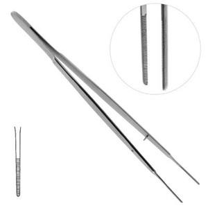 Forceps à tissus Gerald 18 cm, droits, dentelés, en acier inoxydable, instrument chirurgical de précision pour la manipulation délicate des tissus - Product Image 5