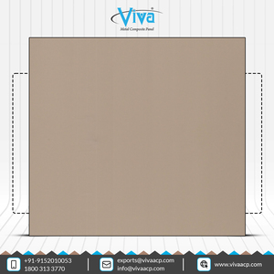 Panneaux composites en aluminium (ACP) pour murs et plafonds, fabriqués en Inde, résistants aux intempéries, VA 6008, velours gris poussiéreux - Product Image 3