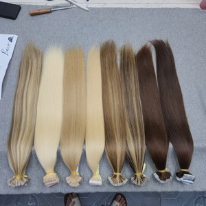 Vietnamese Virgin Tape-In Hair Extensions | Natural Wave | Machine Double Weft | Cuticle Aligned | Natural Texture | Reusable - Product Image 3