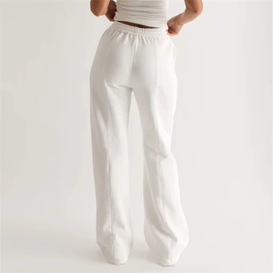 Pantalones Joggers de Forro Polar de Algodón para Mujer, Estilo Casual Urbano, Cintura con Cordón, Precio al por Mayor - Product Image 6