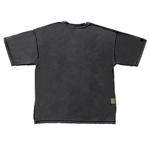 Camisetas de cuello redondo para hombre Estilo formal Diseño sólido en poliéster/algodón Tie Dye Impresión digital en tela tejida en blanco - Product Image 2