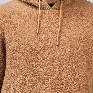 Sudaderas con Capucha Personalizadas de Color Sólido para Hombre, Ropa Casual, Sudadera con Capucha Sherpa, Sudadera de Forro Polar para Invierno, Estilo Hip Hop Urbano - Product Image 6