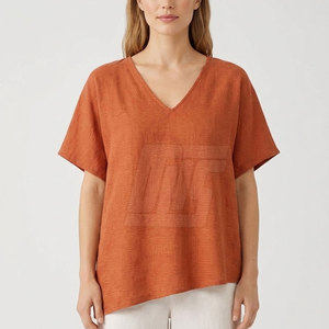 Haut de plage pour femmes, chemise courte élégante à manches courtes, vêtements légers pour la plage, tenue décontractée pour les vacances, vêtements de mode pour les vacances - Product Image 3