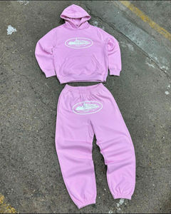 Ensemble de survêtement élégant et personnalisable pour homme, manches longues, 100% coton, léger, respirant, tenue de sport tendance pour l'hiver - Product Image 6