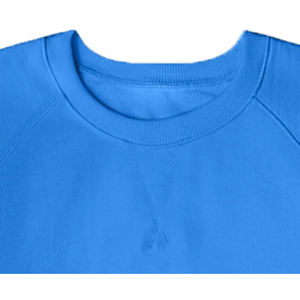 Sudadera de Invierno Ecológica Personalizada para Mujer, Transpirable, Resistente al Viento, de Poliéster/Algodón, con Forro Polar, Bordada/Estampada en la Parte Delantera, Color Azul - Product Image 2