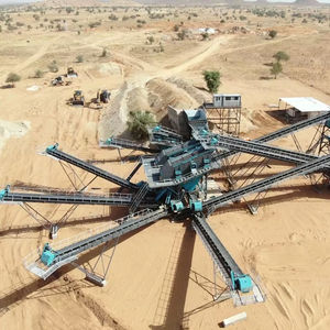 Ligne de production de concassage de pierre de minerai de fer de quartz, concasseur à mâchoires, moteur AC, contrôle PLC, capacité maximale de 350 t/h - Product Image 6