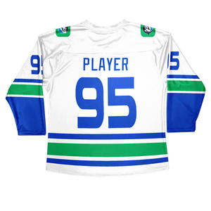 OEM Superventas Sublimado Adulto Hockey Sobre Hielo Jerseys Tackle Sarga Jugador Nombre Número Logo Precio Bajo 100% Poliéster Equipo Personalizado - Product Image 6