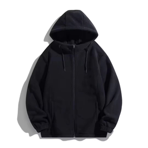Sudadera con Capucha Personalizada para Hombre, Bordada, Diseño Moderno, Gruesa, de Alta Calidad, Manga Larga, 100% Algodón, Lisa, para Invierno, OEM - Product Image 2