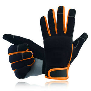 Keembro Real Leather Work <b>Gloves</b> Best Size for Hand Safety Custom Logo Design Anti-Impact Work Protection - Product Image 1