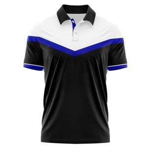Camisa Casual para Hombre, Manga Corta, Tela de Jersey de Algodón, Secado Rápido, Diseño Sólido, Corte Entallado, Ecológica, Polo para Hombre - Product Image 5