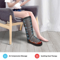 Comfier Compression d'air praticable et rechargeable avec le masseur de veau de pied de jambe de chaleur