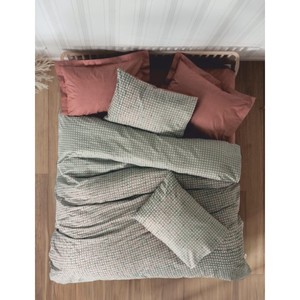 Petite Double Duvet <b>Cover</b> Set by Cotton Box Mote <b>Tile</b> Design - Product Image 1