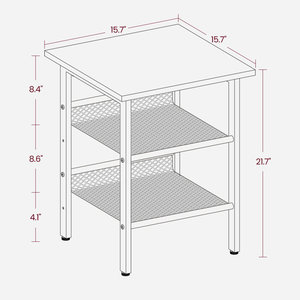 Mesa de Centro de Metal Ajustable con Tapa de Madera, Diseño Clásico Moderno, Muebles para el Hogar, Espacios Pequeños, Sala de Estar, J N - Product Image 2