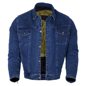 Ropa deportiva personalizada para hombre, chaqueta vaquera duradera y elegante de talla grande, pantalones vaqueros resistentes informales para motocicleta, camionero, ropa informal para montar - Product Image 4