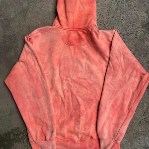 Sweat à capuche personnalisé 100% coton épais, délavé à l'acide, effet vieilli vintage, brodé, décoloré par le soleil, pour l'hiver - Product Image 2