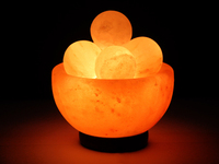 Himalaya Salz lampe Kristall Salz Stein Licht mit Basis Kristall Salz Licht LED Atmosphäre Lampe Home Decor Schlafzimmer Dekoration