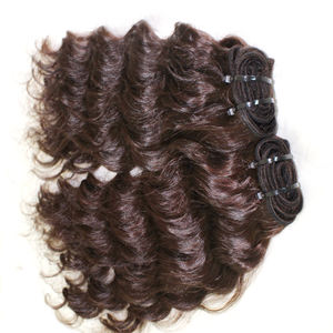 Extensiones de ondas de agua alineadas con cutícula Natural, paquete único, tejido de cabello virgen indio que resalta el cabello humano en cinta, grado de cabello - Product Image 3