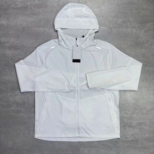 Conjunto de cortavientos ligero para hombre y mujer, chaqueta y pantalones impermeables y transpirables, perfecto para correr, hacer senderismo y deportes. - Product Image 5