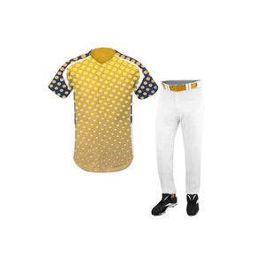 Ensemble d'uniformes de baseball de qualité supérieure fabriqués sur mesure, vente en gros et à bas prix, uniforme de baseball avec couleurs et logo personnalisés - Product Image 1