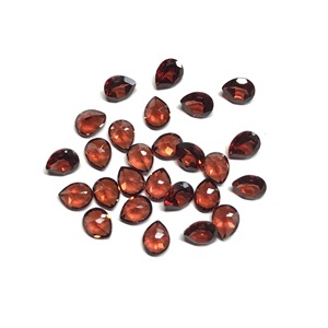 AAA + CALIDAD 4x5mm pera facetada granate rojo Natural IGI certificado gemas sueltas semipreciosas para la fabricación de joyas al por mayor - Product Image 4