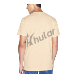 Venta al por mayor 100% algodón hombres camiseta OEM/ODM en blanco ligero de gran tamaño 3D serigrafía diseño de marca personalizado - Product Image 2