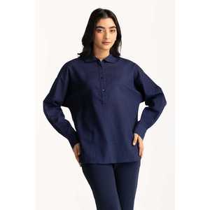 Blusa Casual Tejida con Patrón Sólido y Tinte Liso WM-CS-SS24-022 - Product Image 6