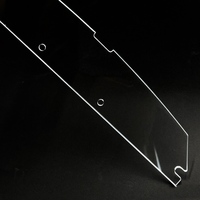 Feuille de PC transparente en polycarbonate personnalisée CNC fraisage coupe gravure pliage forage panneau lumineux feuilles de plastique