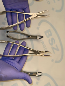 Meilleures ventes en gros de pinces d'extraction dentaires manuelles Instruments d'extraction de dents chirurgicales en acier inoxydable pour les hôpitaux - Product Image 4