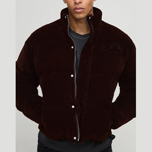 เสื้อแจ็คเก็ตผ้าแคนวาสแบบพัฟเฟอร์สำหรับฤดูหนาวปี 2026 ผลิตตามสั่ง OEM สำหรับทั้งชายและหญิง มีซิปด้านหน้า บุด้วยผ้าฝ้ายน้ำหนักเบา - Product Image 6