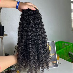 100% cheveux Remy brésiliens vietnamiens sans emmêlement ni perte, paquets de cheveux bouclés birmans expédiés du Vietnam - Product Image 4