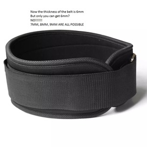 Venta caliente cómodo equipo de gimnasio de neopreno cadena ponderada soporte de cintura levantamiento de pesas cinturón de inmersión extraíble - Product Image 6